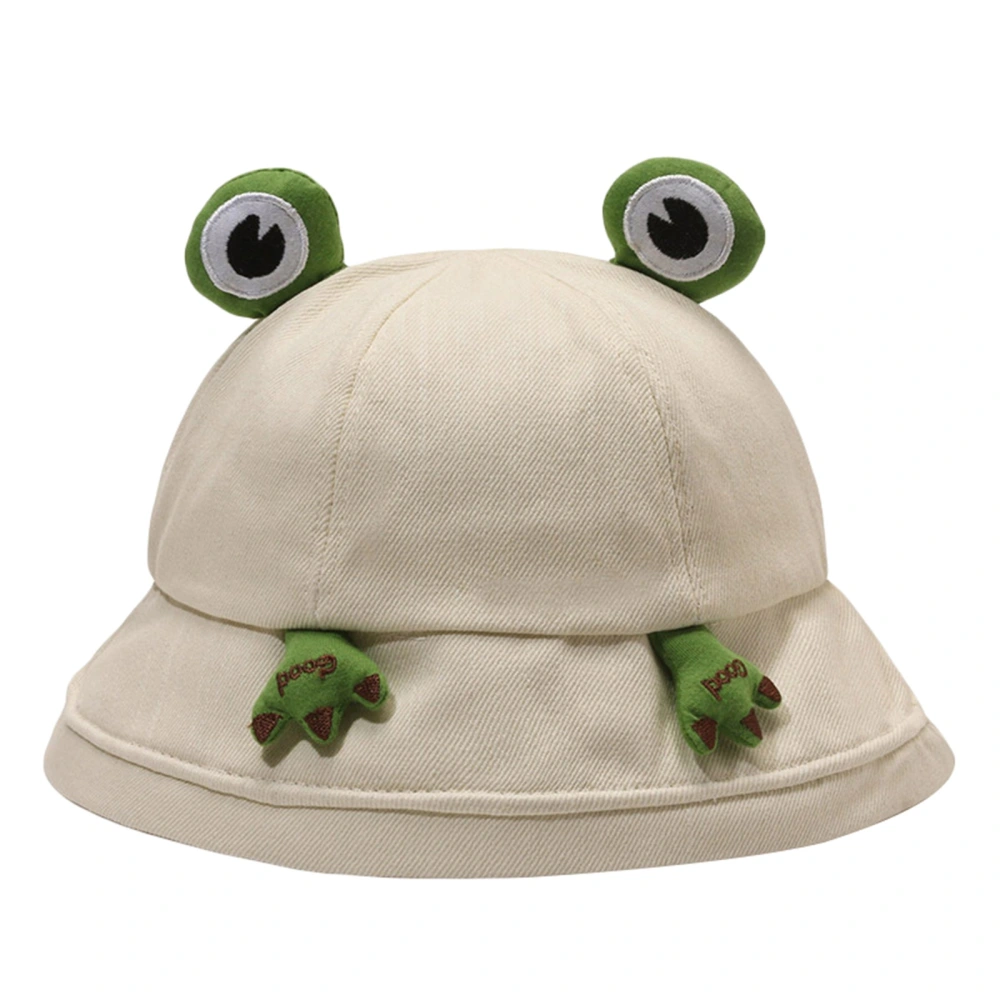 Women Fisherman Hat Cartoon Frog Basin Hats Spring Summer Sun Cap