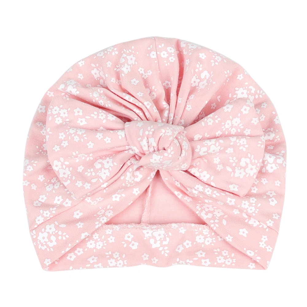 Baby Turban Hat Floral/Striped Cap Knotted Bowknot Hospital Hat 