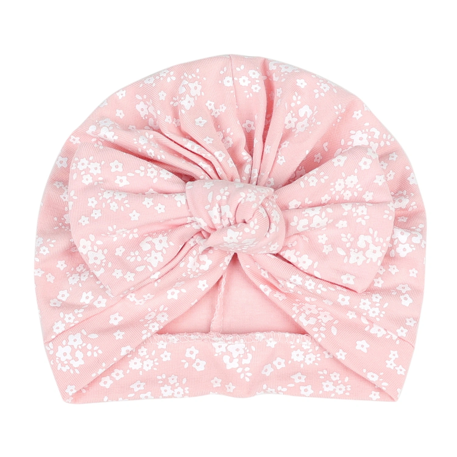 Baby Turban Hat Floral/Striped Cap Knotted Bowknot Hospital Hat