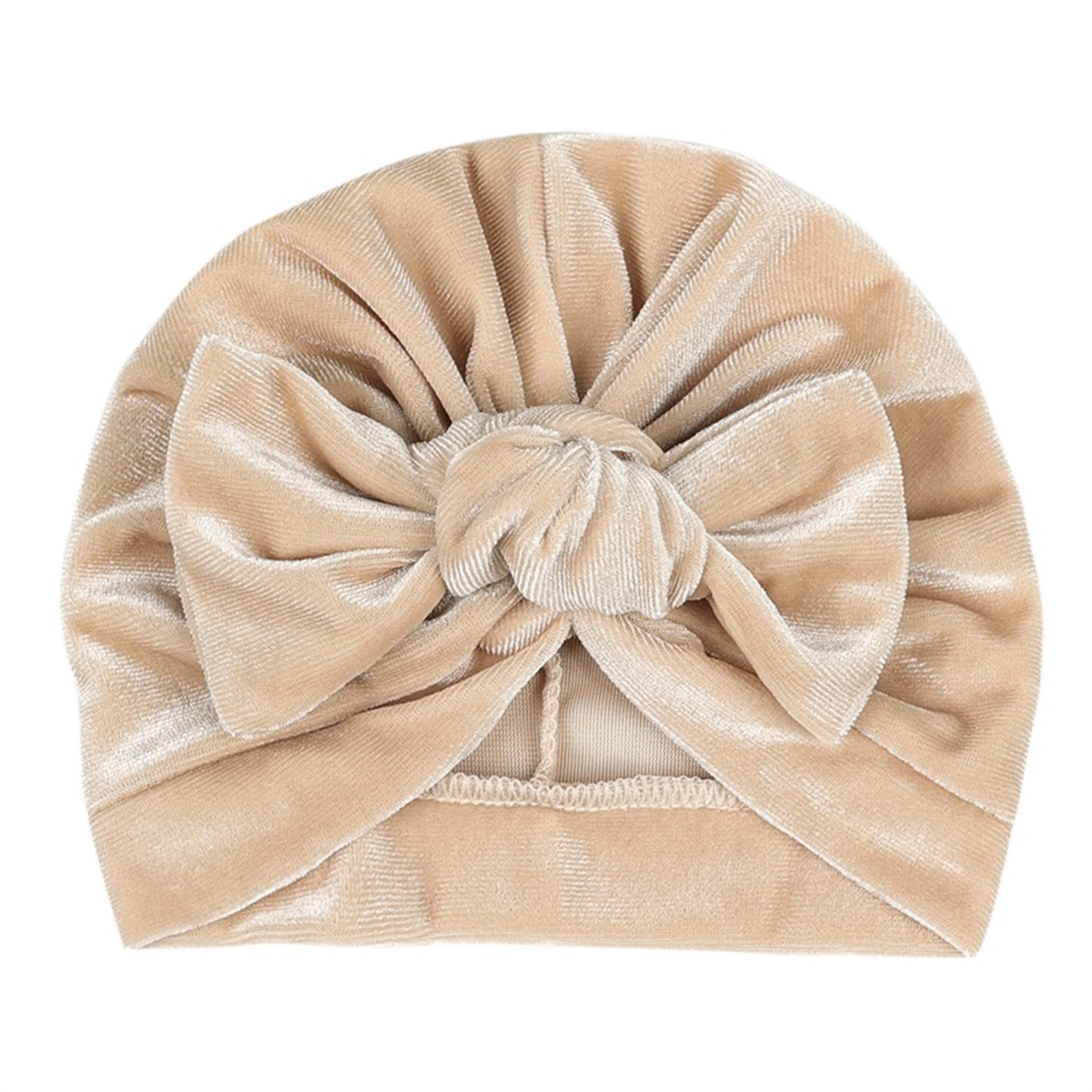 Cute Turban Hat Cap Beanie Bonnet with Big Bowknot Hospital Baby Hats