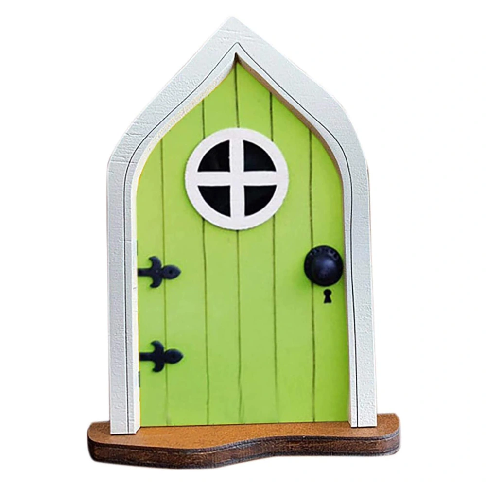 Miniature Fairy Gnome Door, Wooden Tree Decoration for Garden, Yard