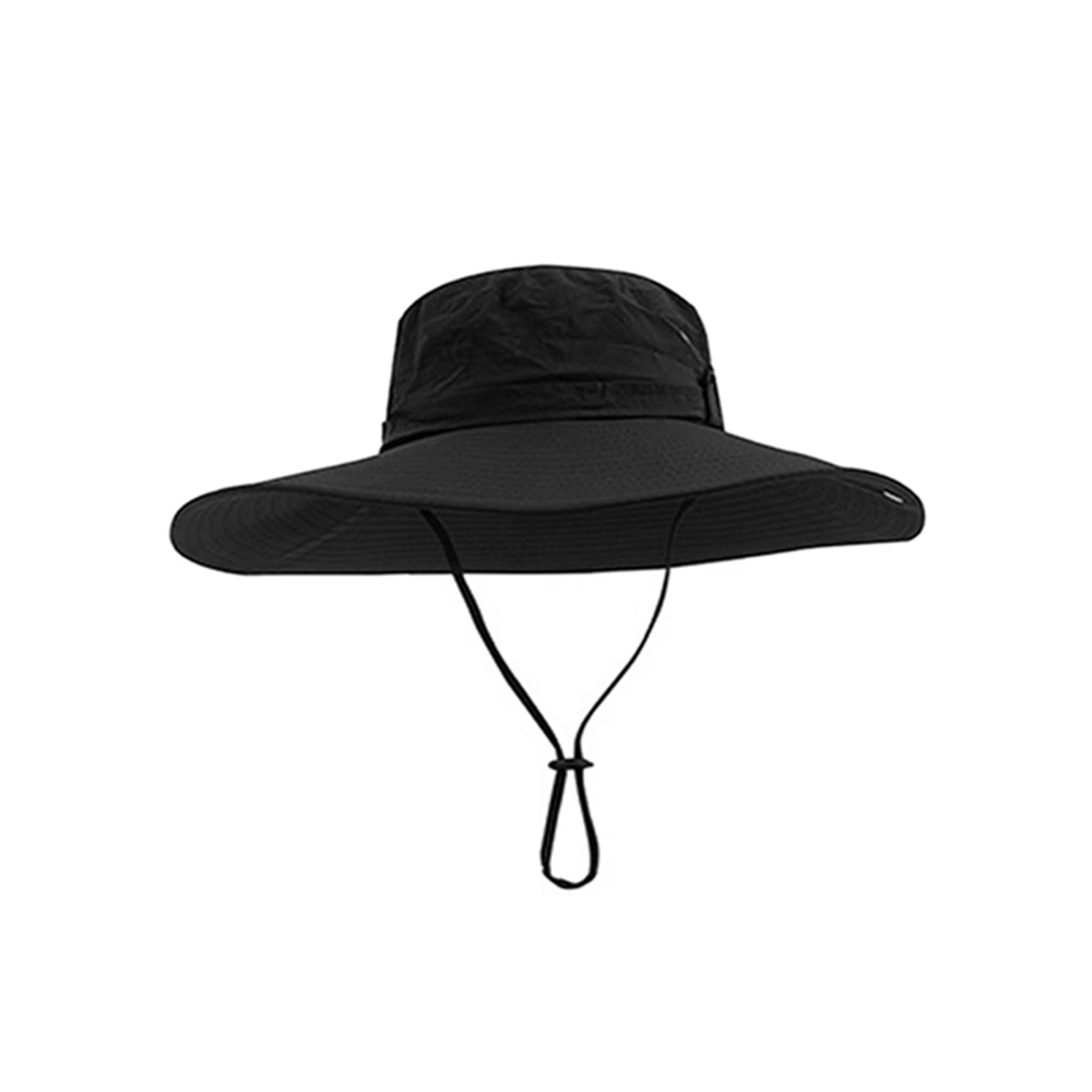 Women Men Fisherman Hats Wide Brim Sun Protection Bucket Cap