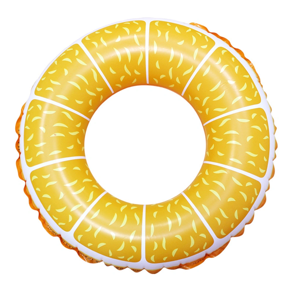 Inflatable Lemon Swim Ring Summer Pool Beach Party Swimming Float Tube