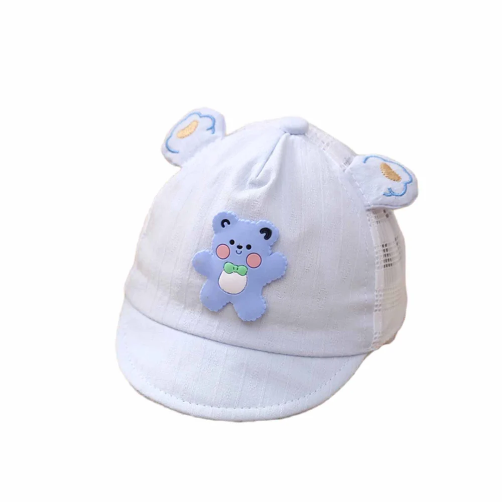 Baby Summer Baseball Caps Sun Protection Bear Trucker Sun Hats