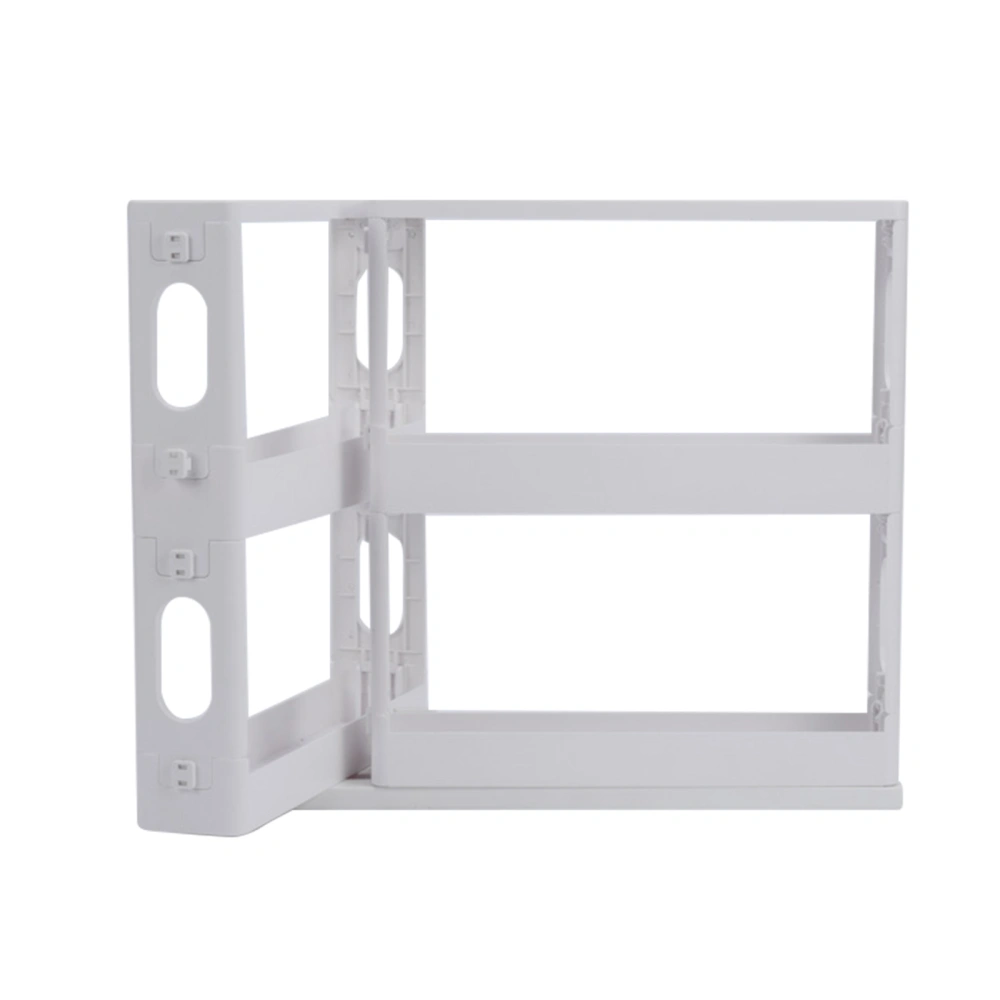 Storage Rack, Foldable Two-Layer Storage Shelf Commodity Shelf