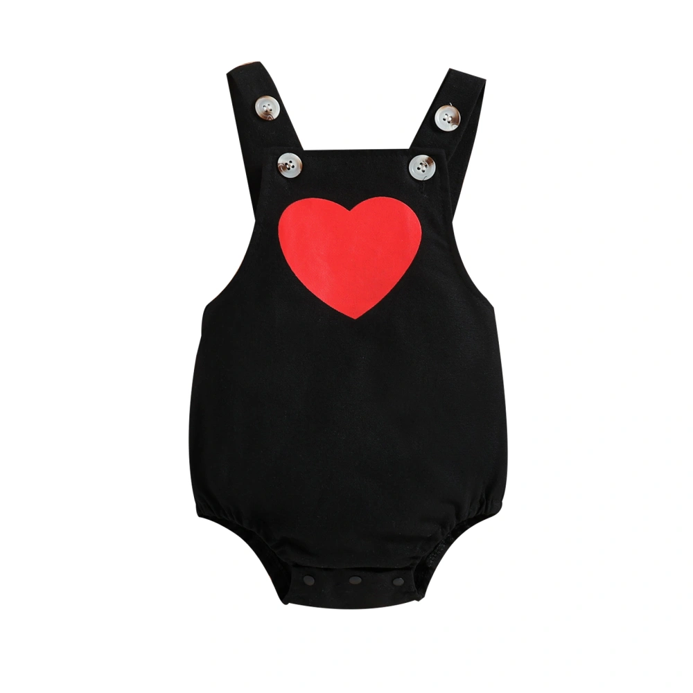 Newborn Baby Romper, Infant Toddler Sleeveless Canvas One Piece