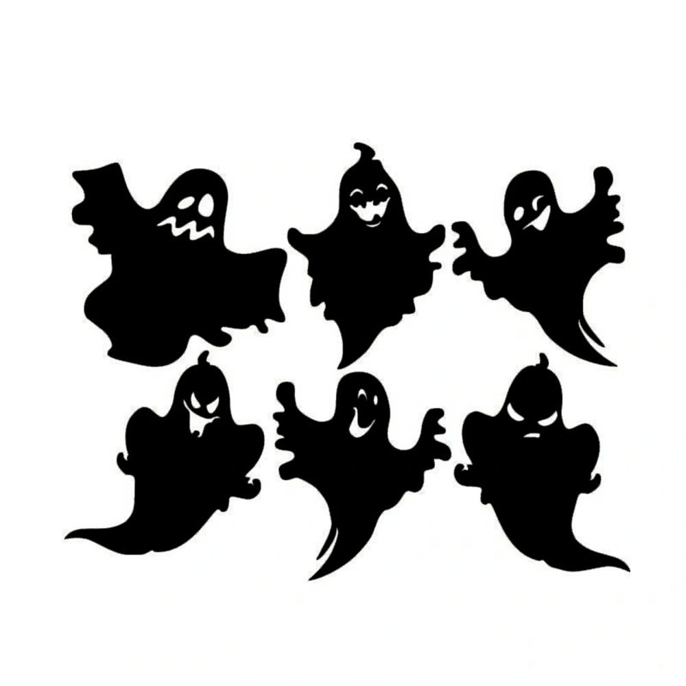 Halloween Ghost Wall Stickers, Funny Monster Scream Wall Decals