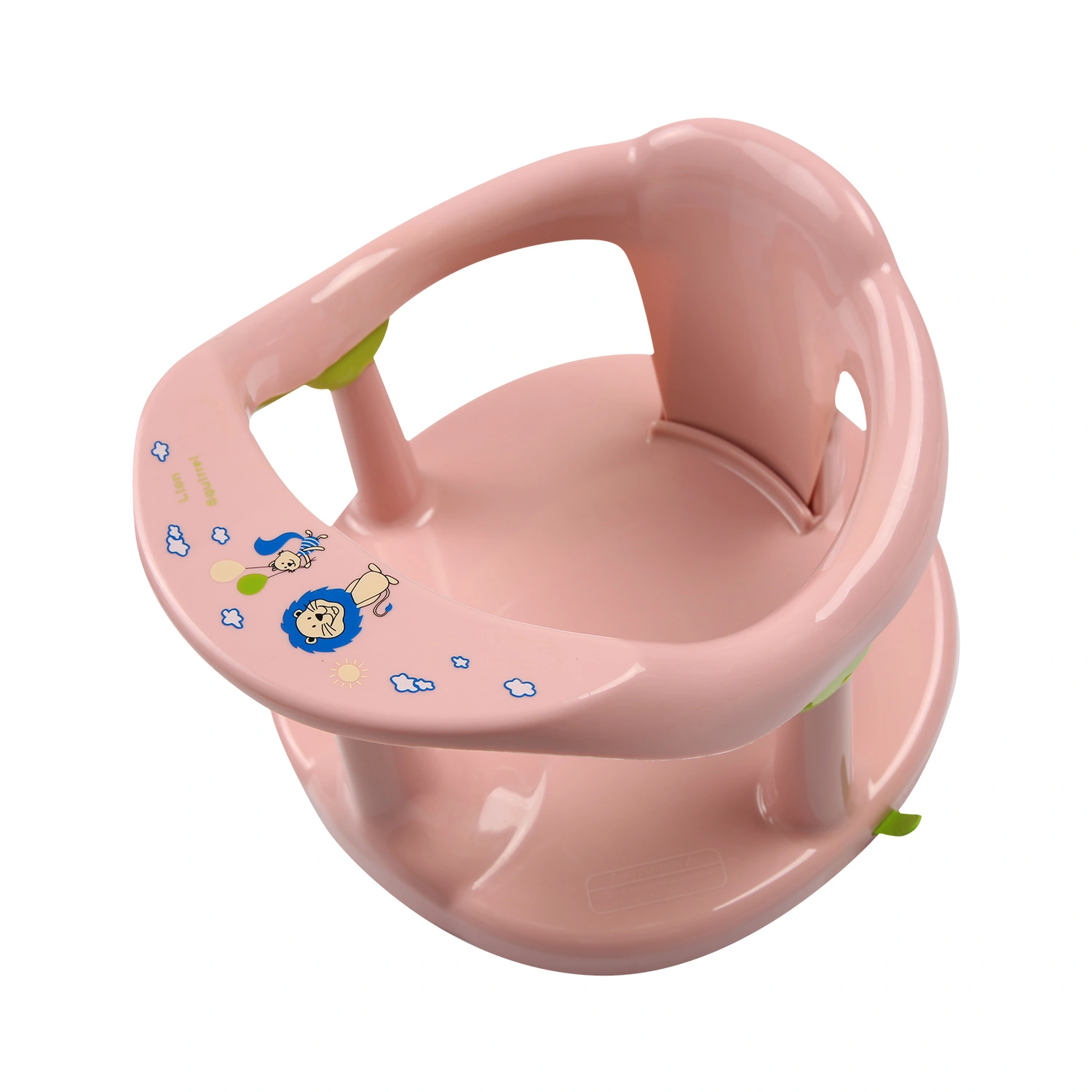 Anti-Slip Round Edge Safe Arm Back Rest Baby Suction Bath Seat