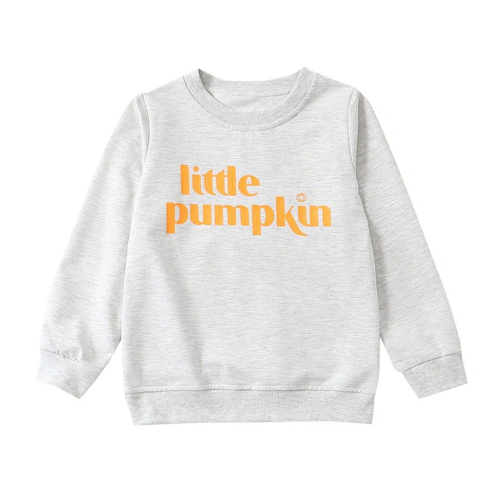 Toddler Sweatshirts Long Sleeve Letter Pullovers Tops Kid Warm Clothes