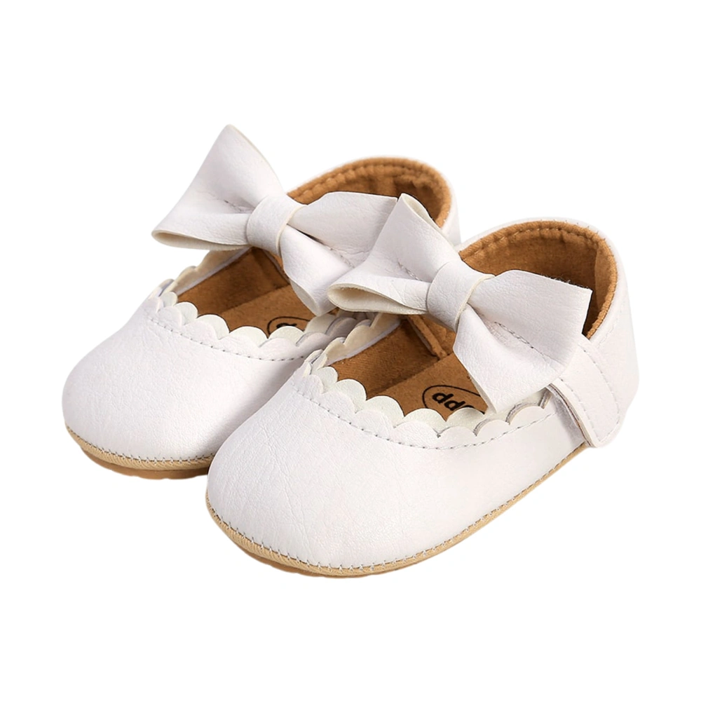 Baby Girl's Shoes Bowknot Soft Sole Infant Shoes with/without Headwear