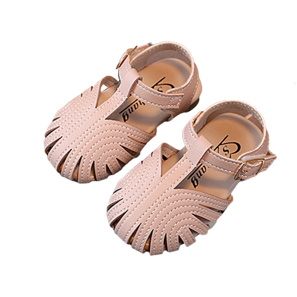 Toddler Girl Summer PU Leather Sandals for Outdoor, School, Party