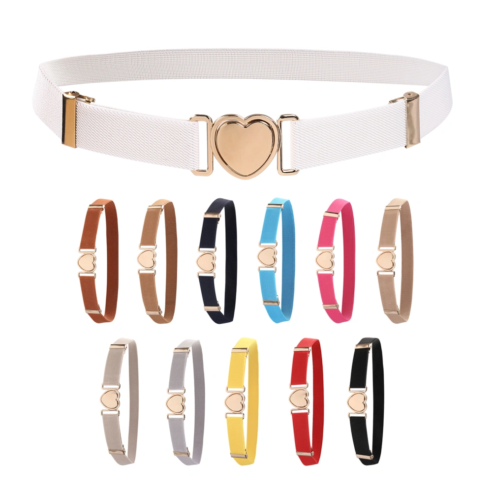 Children Stretch Belt, Girls Multicolor Adjustable Elastic Waist Belts