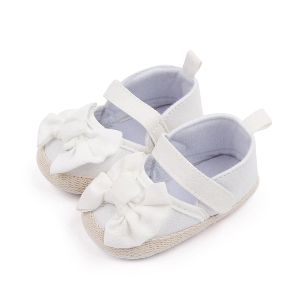 Baby Girl Flat Shoes, Bow-Knot Decor Patchwork Soft Sole Shoes