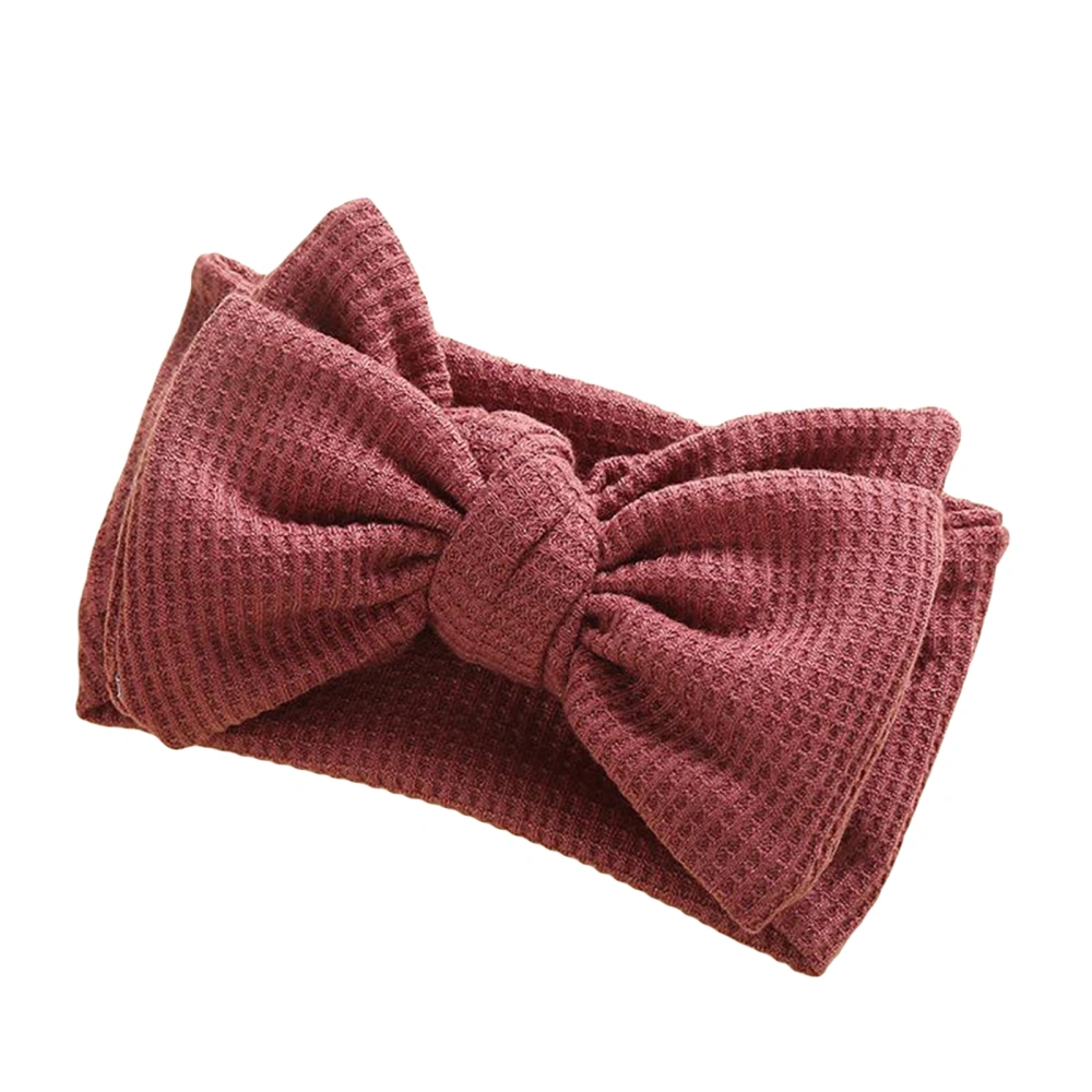 Infant Baby Girl Bow Headband Cute Stretch Bowknot Sweat Hair Bands