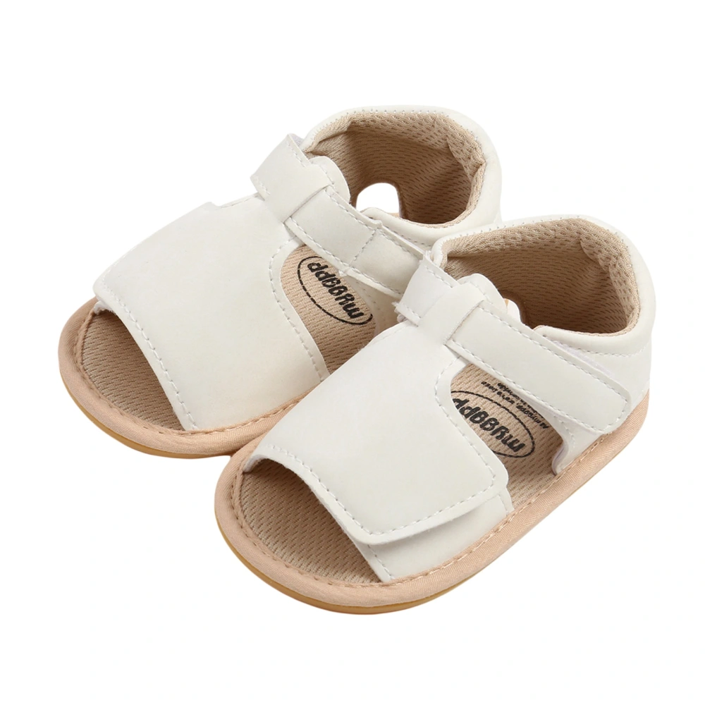 Baby Girls Boys Sandal, PU Leather Flexible Non-slip Summer Flat Shoes