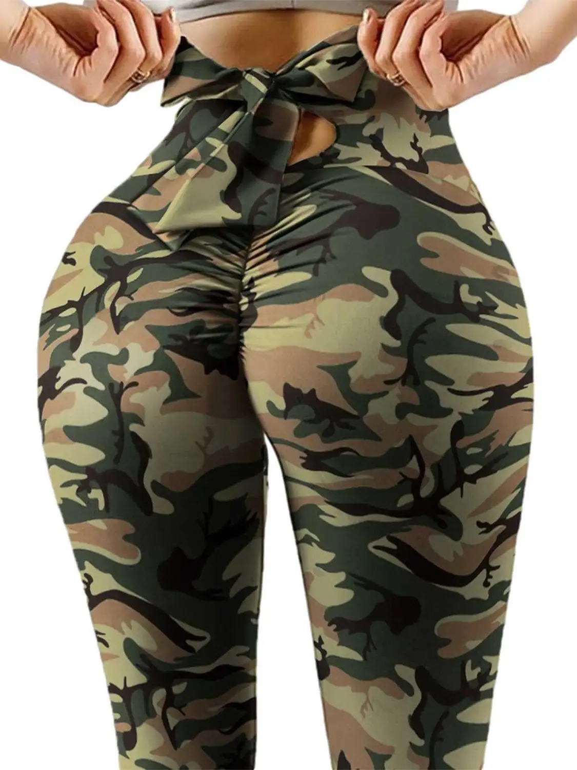 Women Casual Yoga Pants, Printing Patterns Elastic Waist Sweatpants