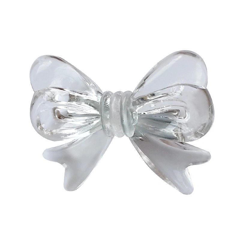 Fashion Plastic Transparent Bow Hairpin Gift for Female 1Pcs/2Pcs