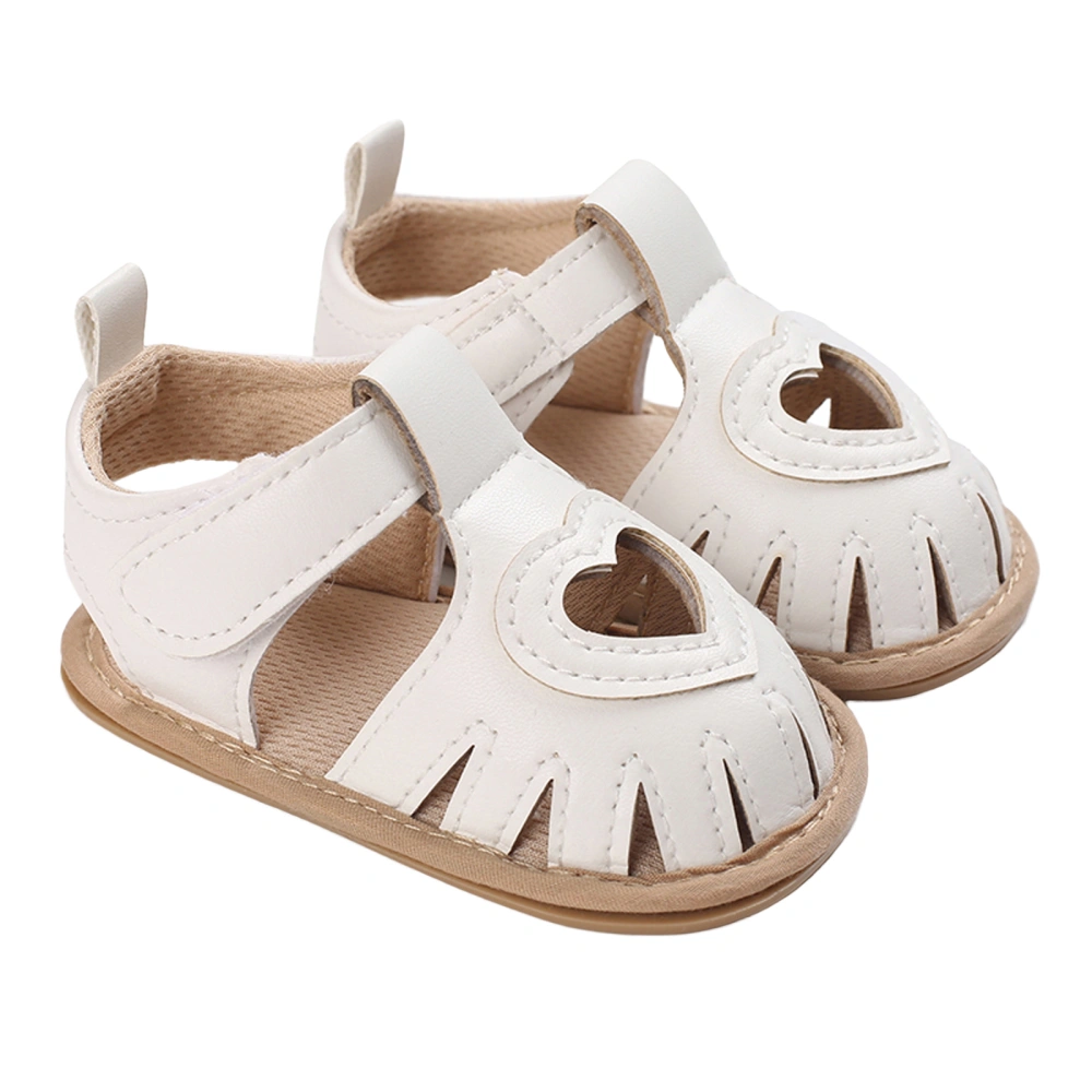 Toddler Baby Sandals Heart-shaped Cutout Soft Sole Girls Boy Sandals