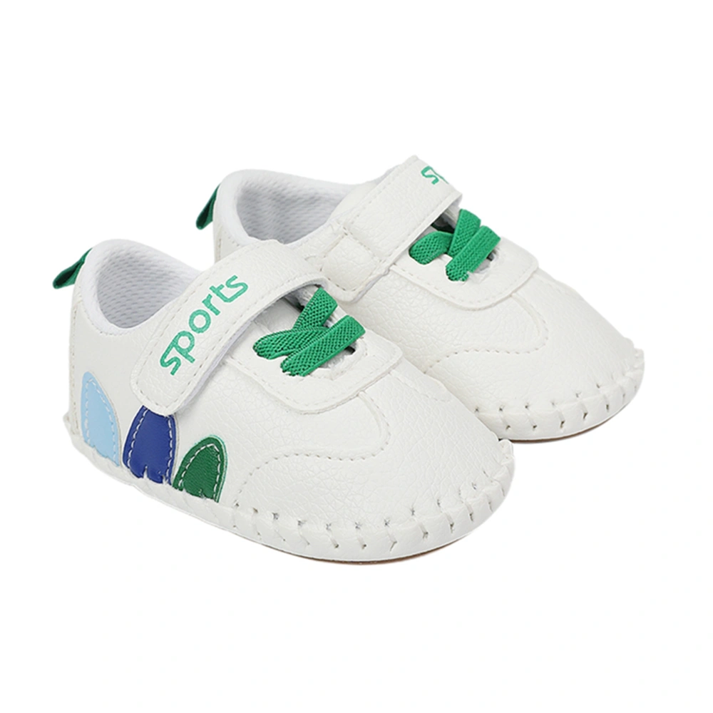 Baby Girls Boys PU Leather Anti-Slip Soft Sole First Walking Shoes