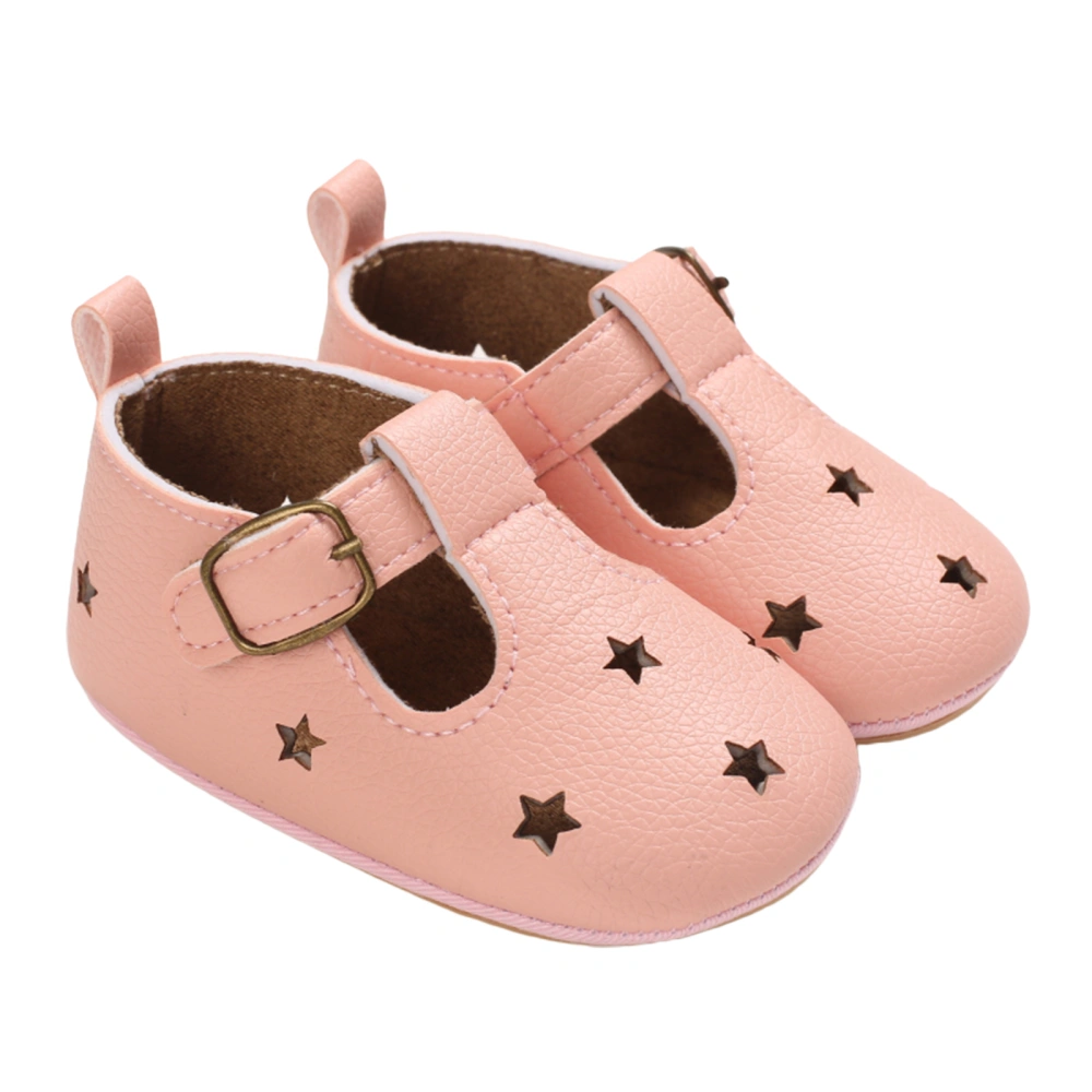 Baby Girls Princess Dress Shoes, Non-Slip Sole T-Strap Mary Jane Flats