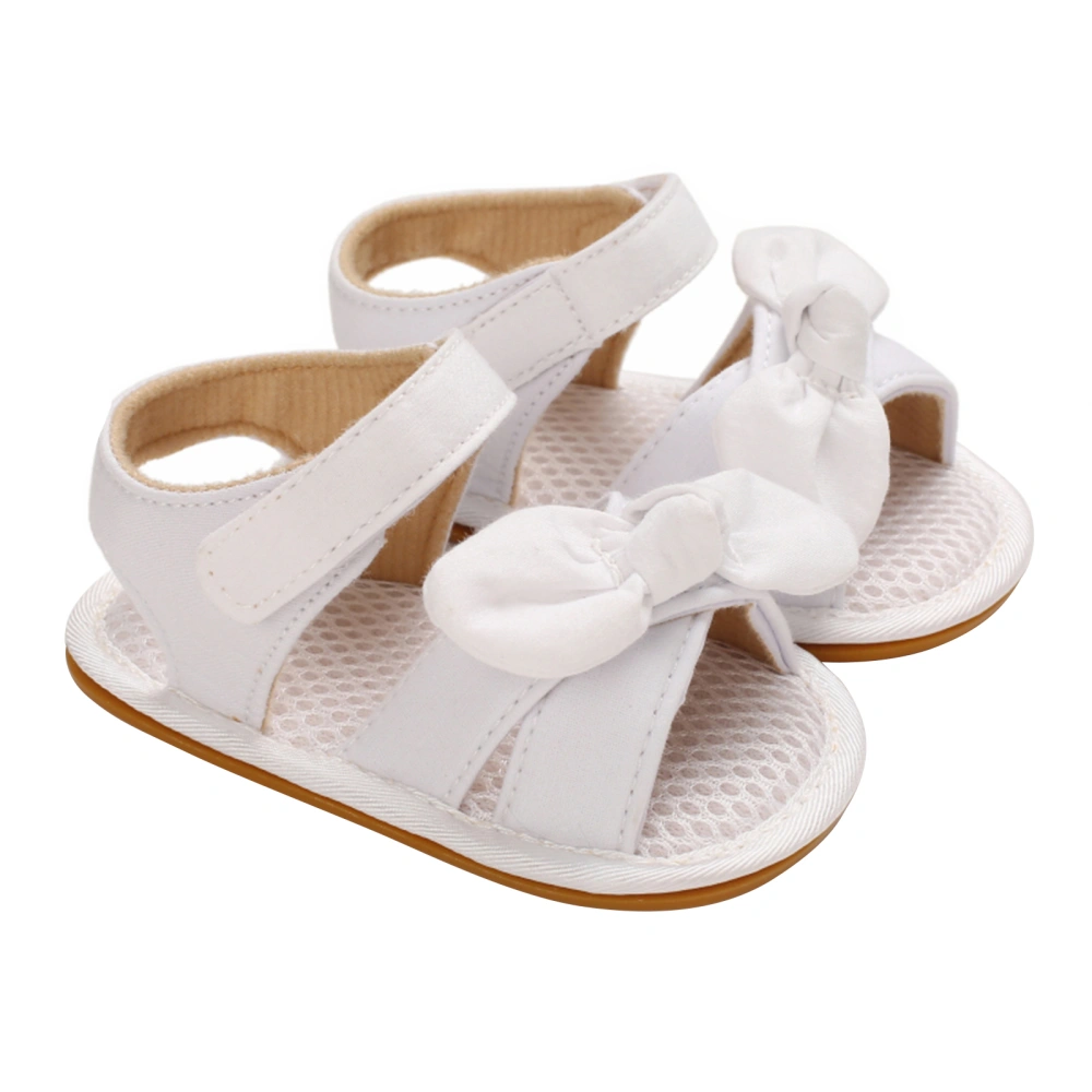 Baby Girls Summer Bow Sandals, Soft Sole Non-Slip  Flats Pre-Walkers