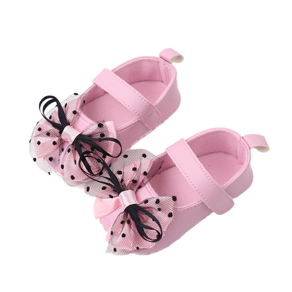 Baby Girls Moccasinss Shoes Soft Sole Cute Bowknot PU Leather Flats