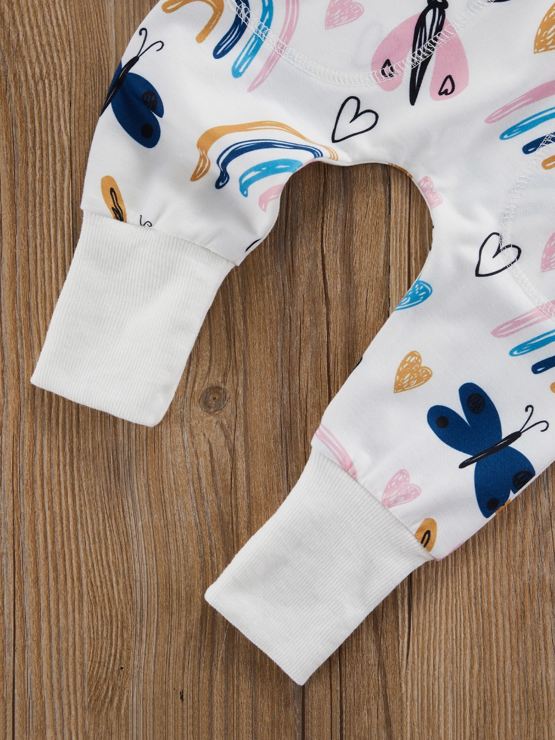 Baby Clothes Two Piece Set, Hooded Sweatshirt High Waist Pants