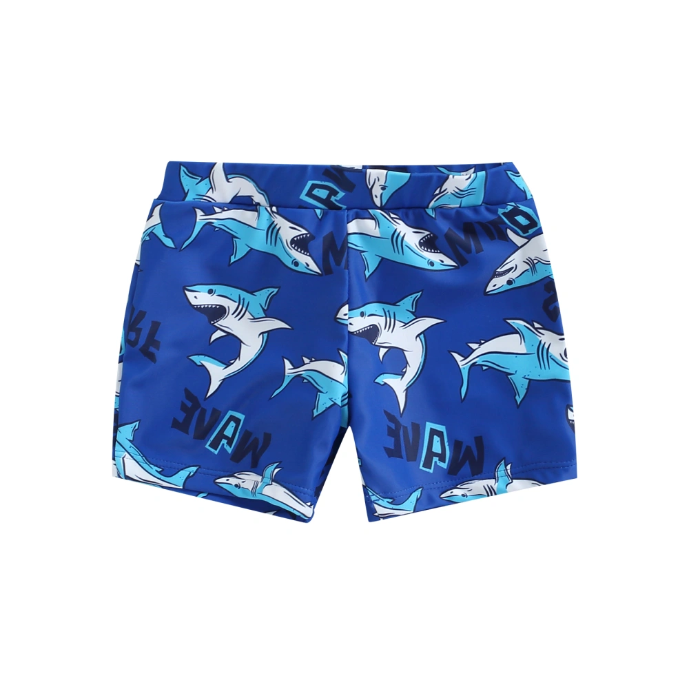 Boy Swimwear Trunks, Children Elastic Waist Print Beach Shorts Briefs