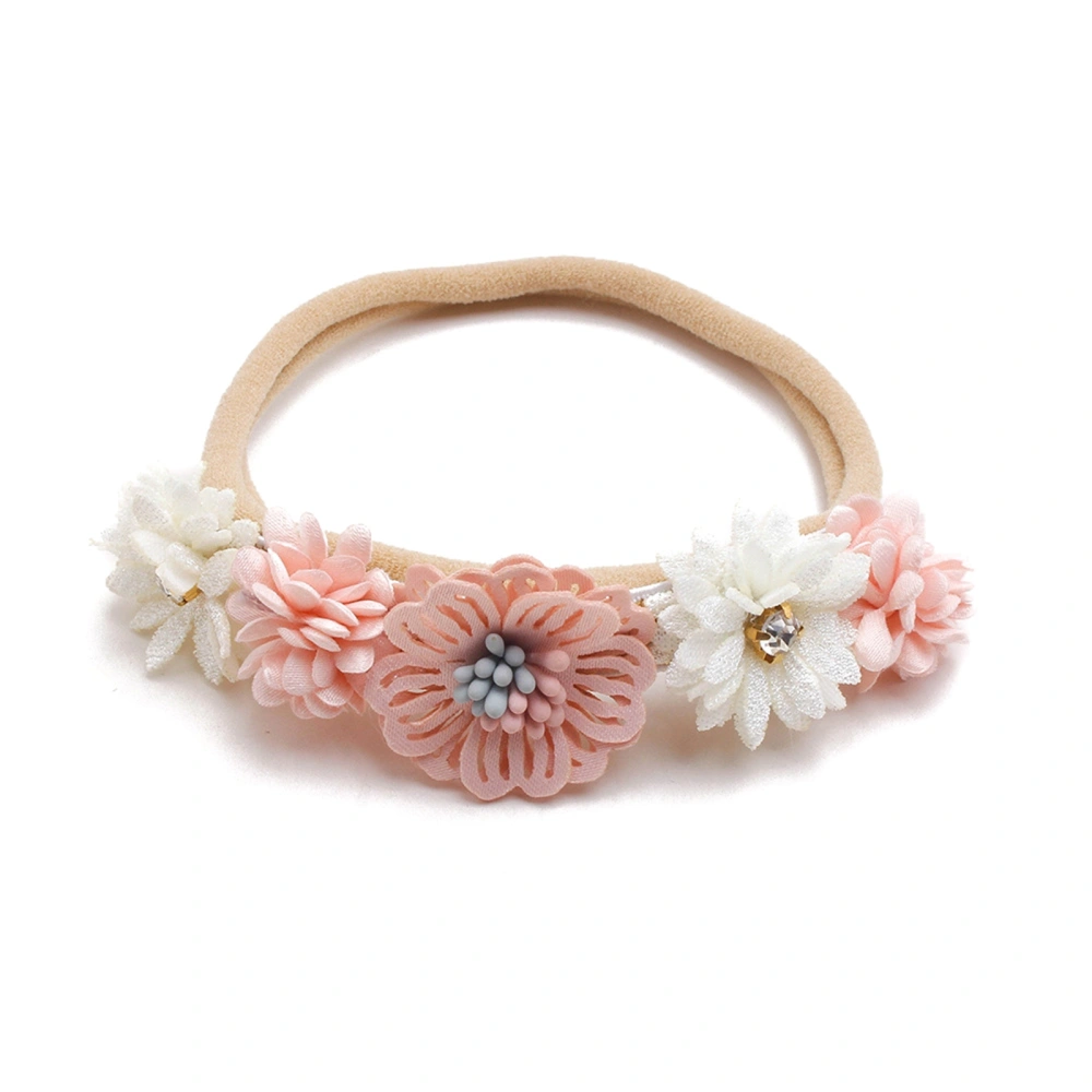 Baby Headbands, Soft Elastic Flower Head Wraps Hair Accessories