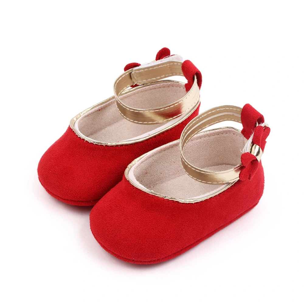 Baby Girls Princess Shoes, Bowknot Non-slip Bottom Indoor Flats Shoes