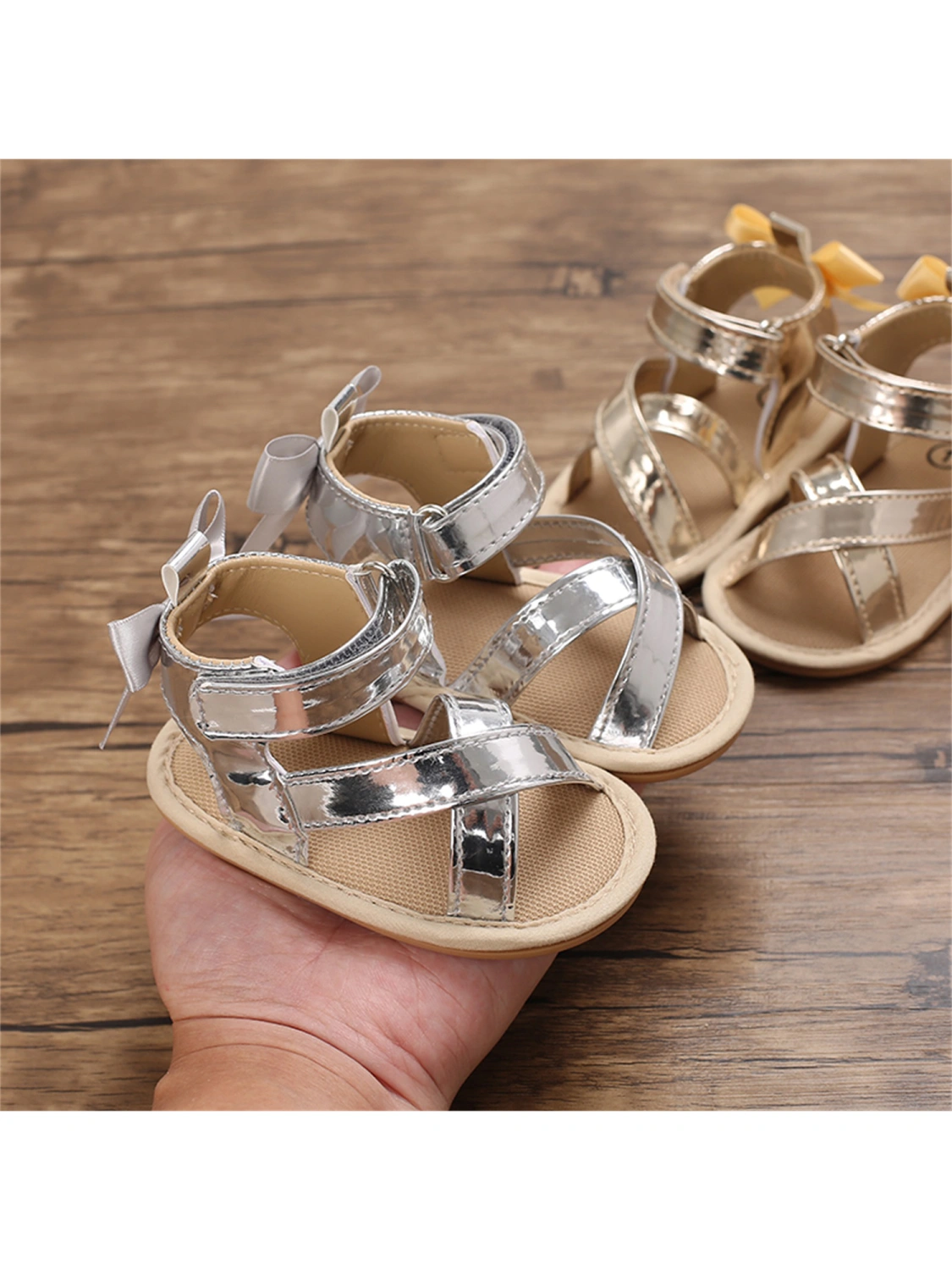 Baby Girl Sandal Shoe Infants Anti-Slip Home Floral Sandbeach Sandals 