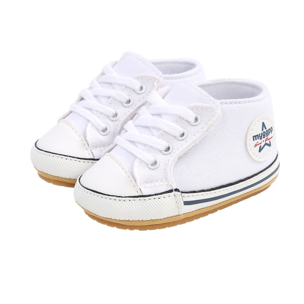 Kids Canvas Shoes, Unisex Letter Patterns Walking Shoes Footwear