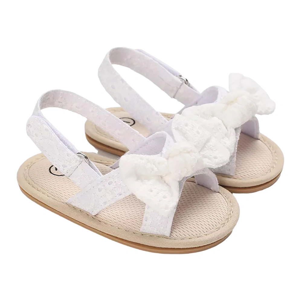 Baby Girls Summer Sandals, Bowknot Open-Toe Sandals with Nonslip Soles