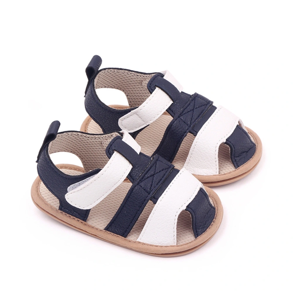 Infant Baby Girls Boys Sandals Contrast Color Anti-Slip Sole Shoes