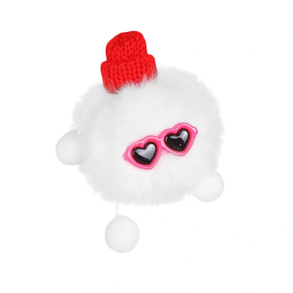 Fluffy Keychain Purse Charm Plush Monster Doll Hanging Decoration