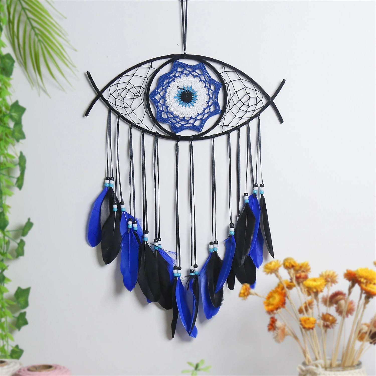 Devil's Eye Dream Catcher Wall-mounted Mural Room Home Decoration