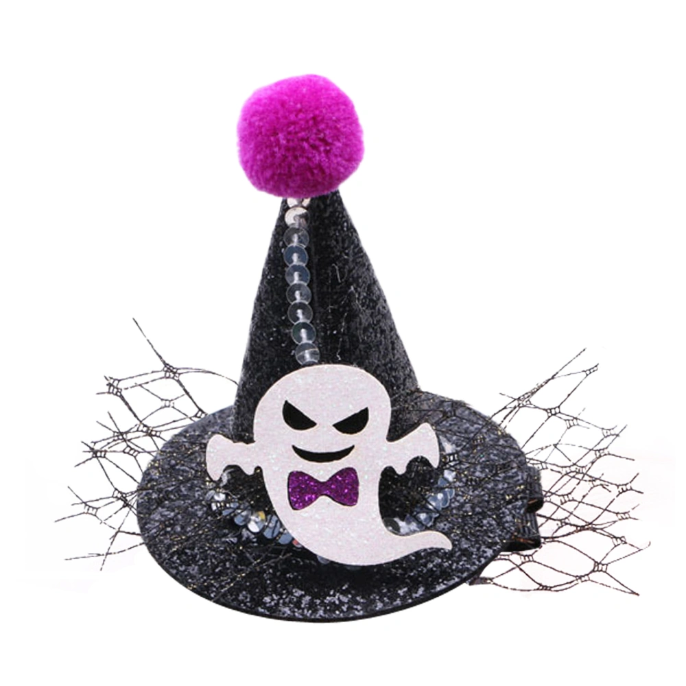 Small Halloween Witch Hat Retro Mini Top Hat Hair Clip Hairpins