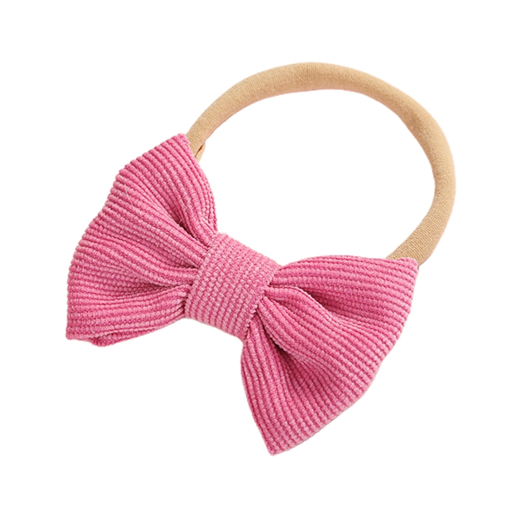 Baby Headband, Solid Color Bowknot Hairband Headwear Headwrap