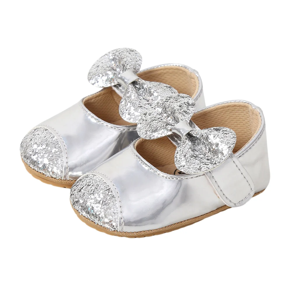 Baby Princess Shoes, Sequins Bowknot Walking Shoes Footwear Prewalker