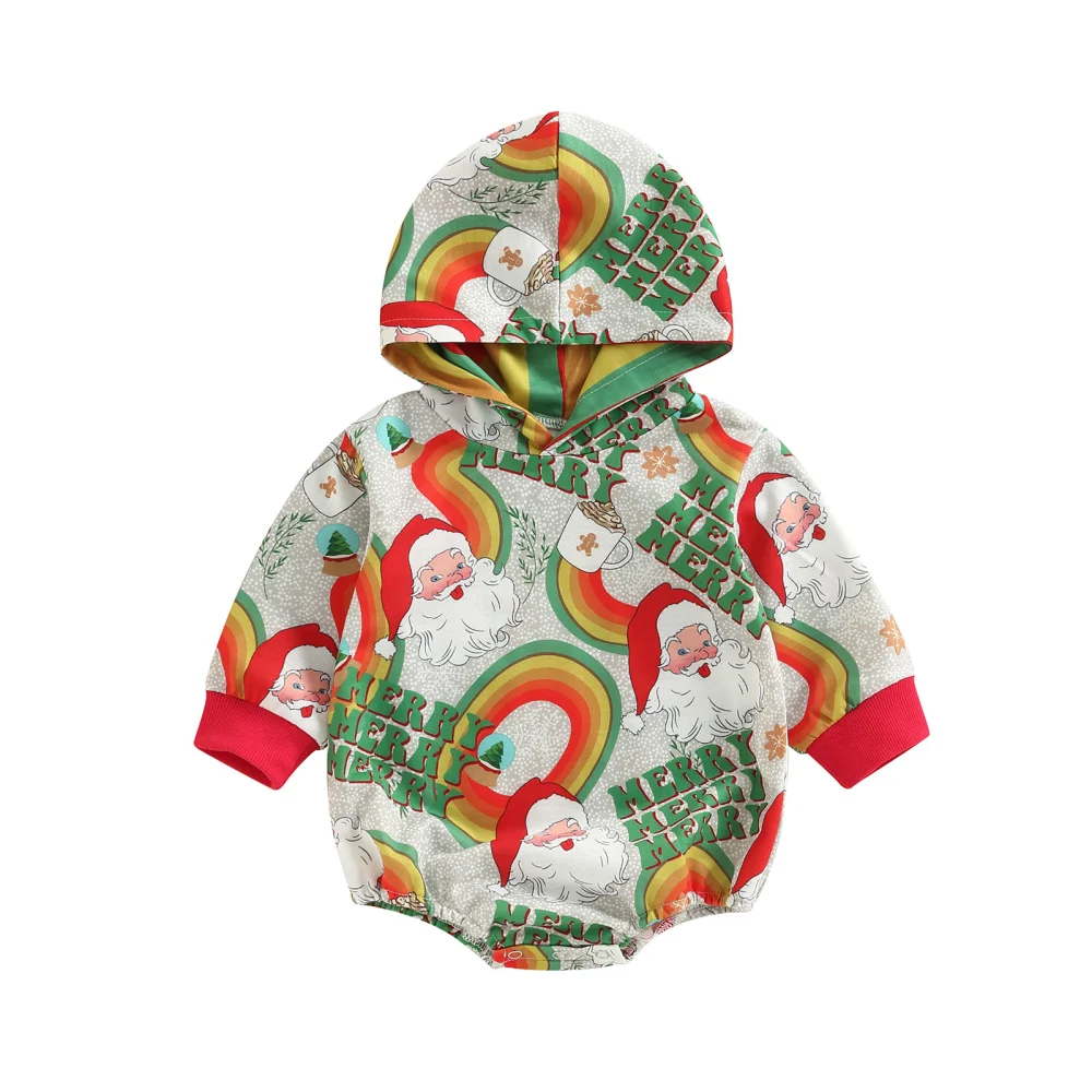 Newborn Baby Girl Boy Christmas Outfits Sweatshirt Sweater Fall Tops