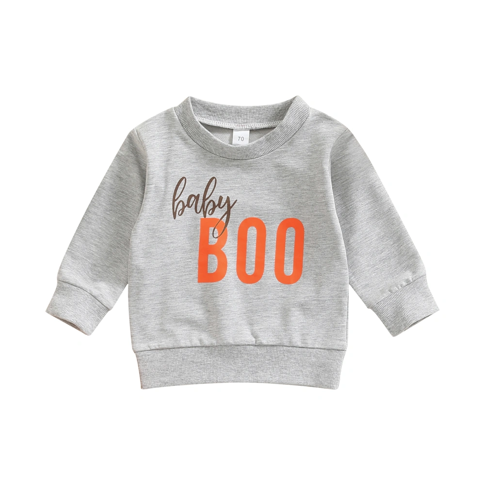 Toddler Sweatshirt Festival Style Casual Letter Print Pullover Tops