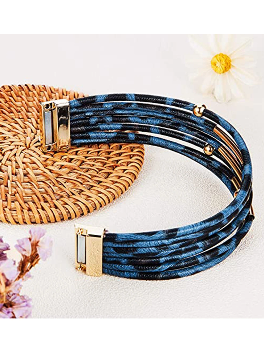 Women Earrings Hollow Ring Leopard Bracelet Pendent Ear Rings