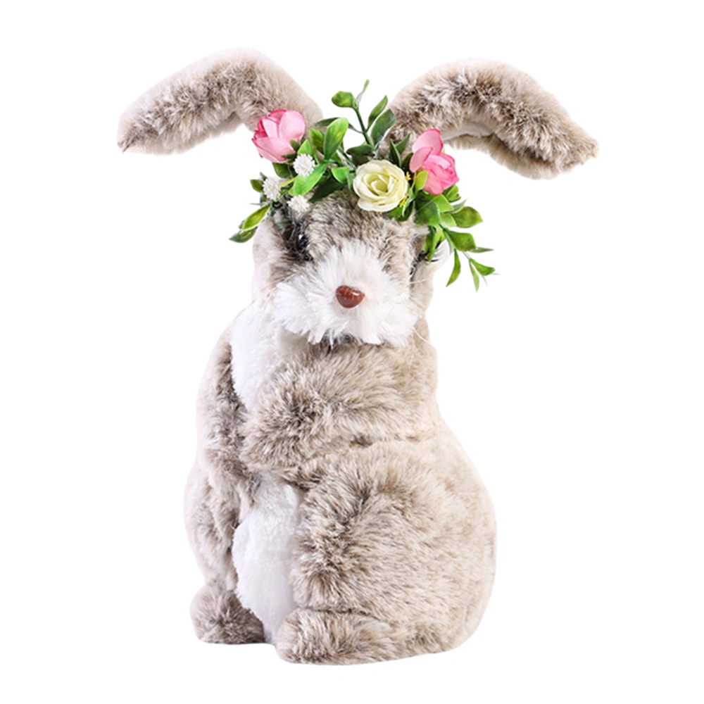 Easter Desktop Ornaments, Simulation Rabbit Shape Home Decoration