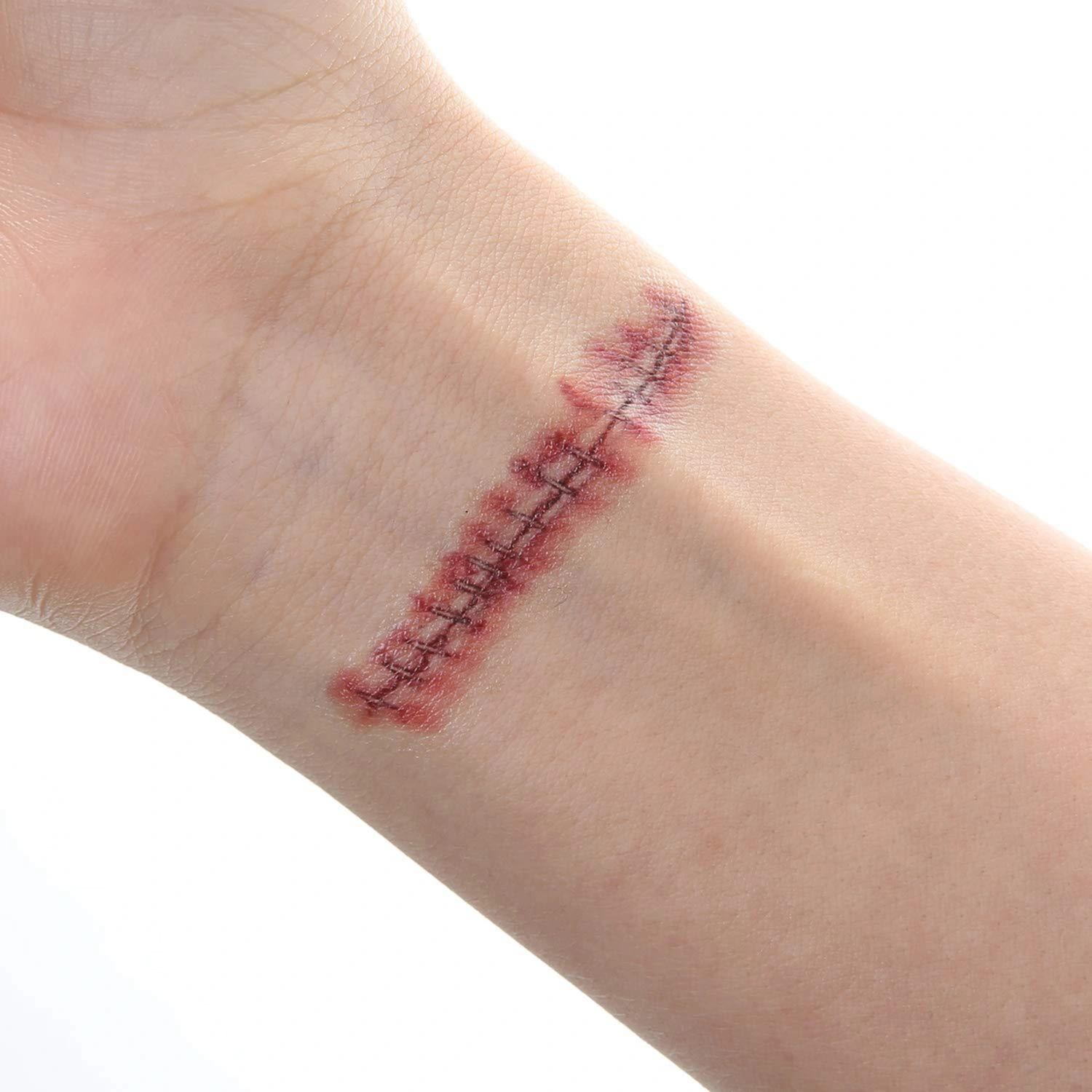 Halloween Tattoo Stickers, Realistic Fake Bloody Scar Tattoo Decals