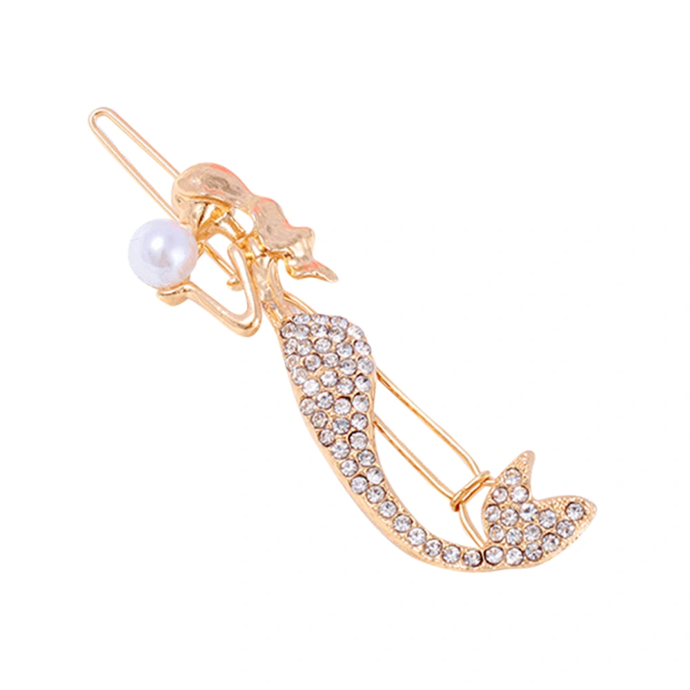 Women Girls Hairpins Pearls Crystal Bobby Pin Hair Accessories 