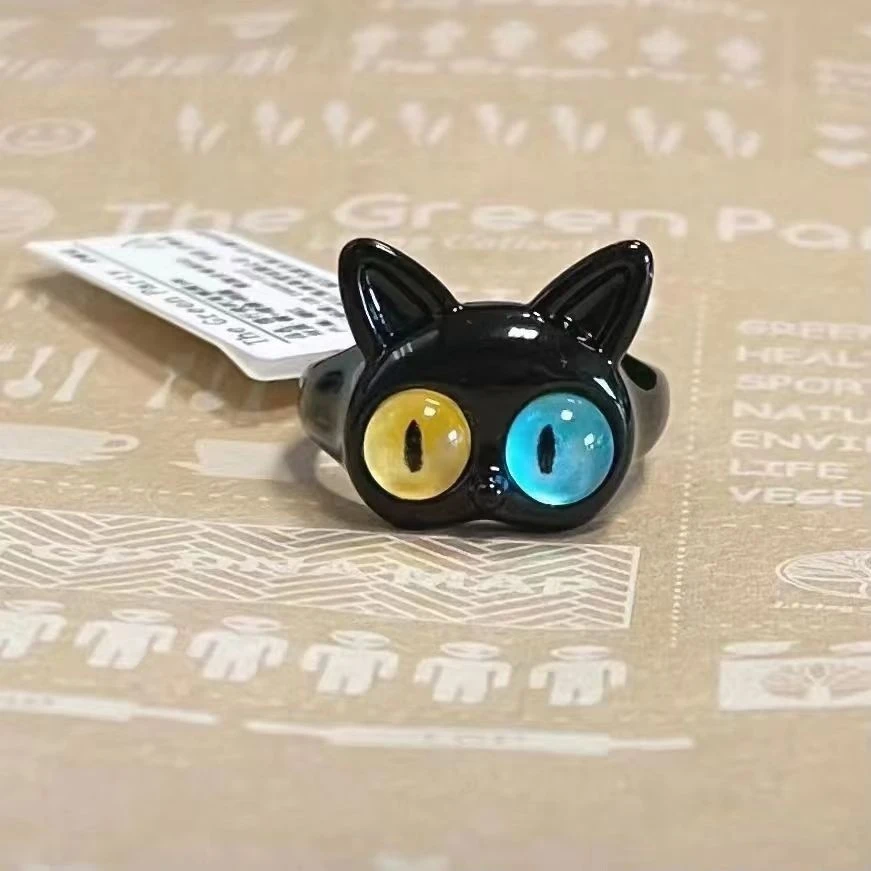 Cute Cartoon Rings for Women Teen Girls Adjustable Animal Ring