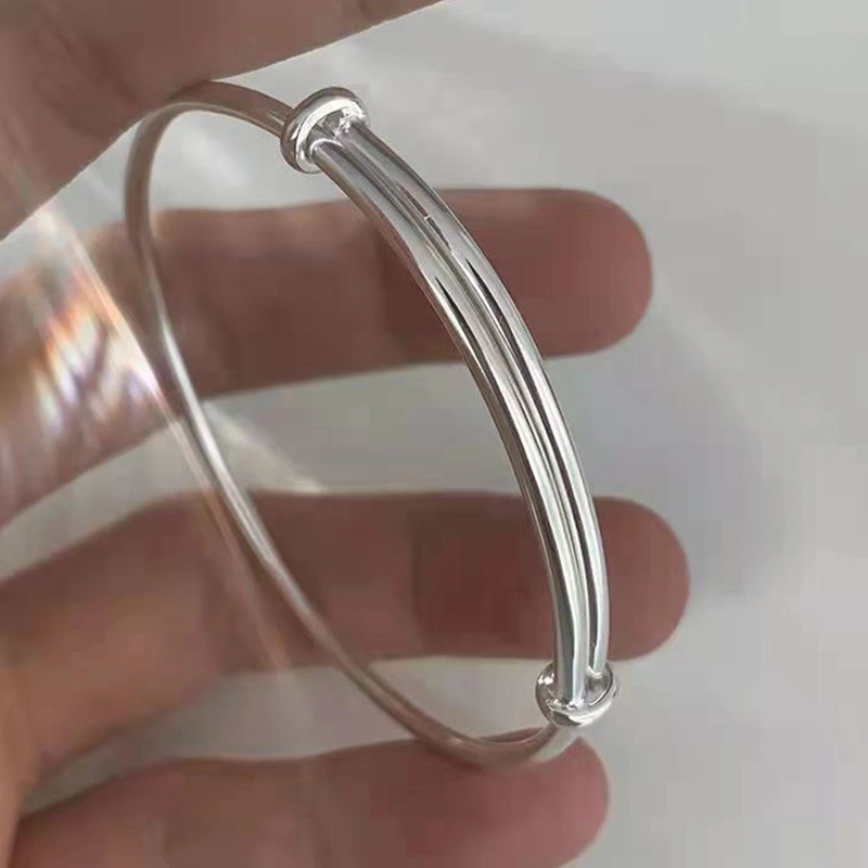 Women Bracelet, Classic Alloy Bangle Jewelry Gift, Silver, One Size