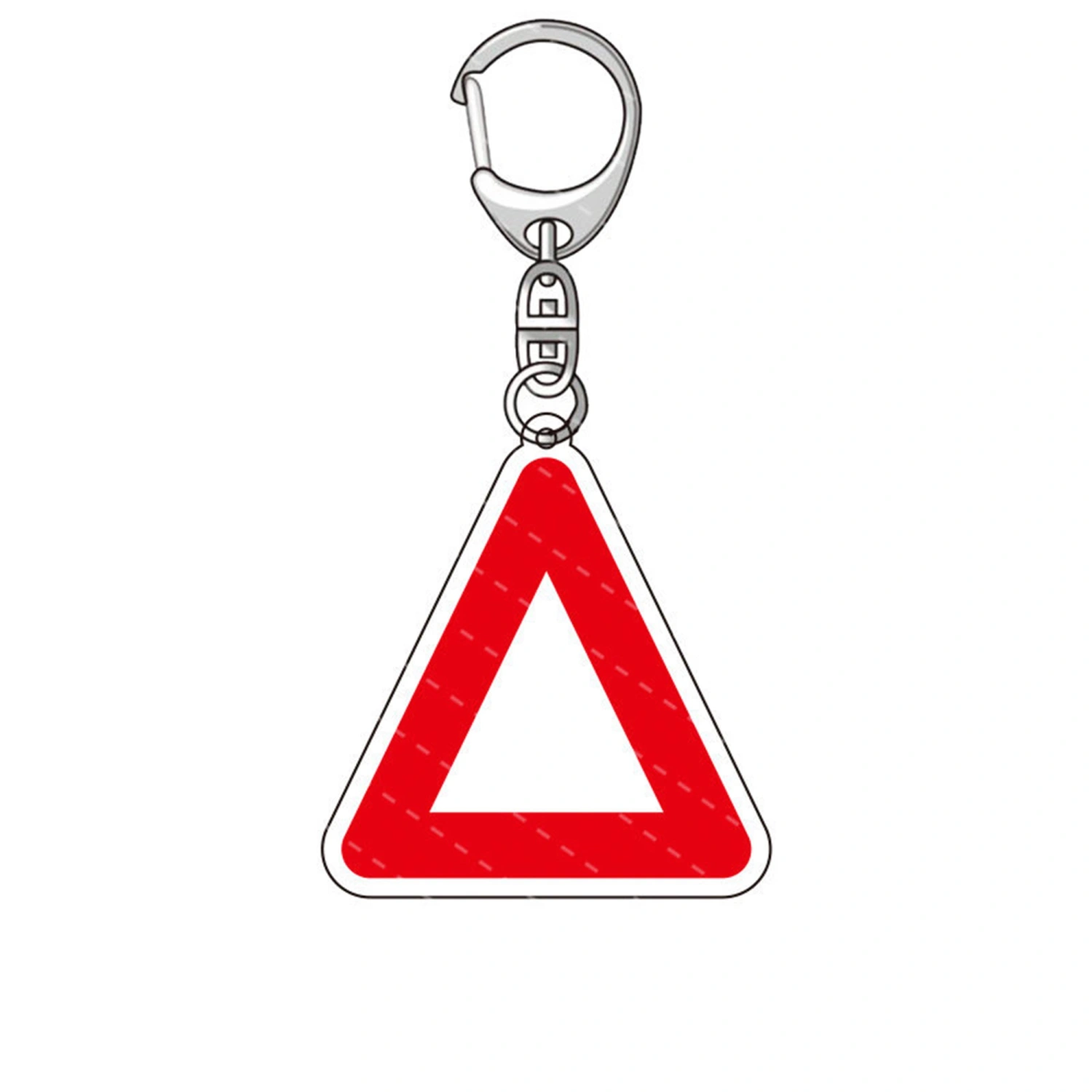 Cartoon Keychains, Masked Man Triangle Square Circle Pendant Keyrings