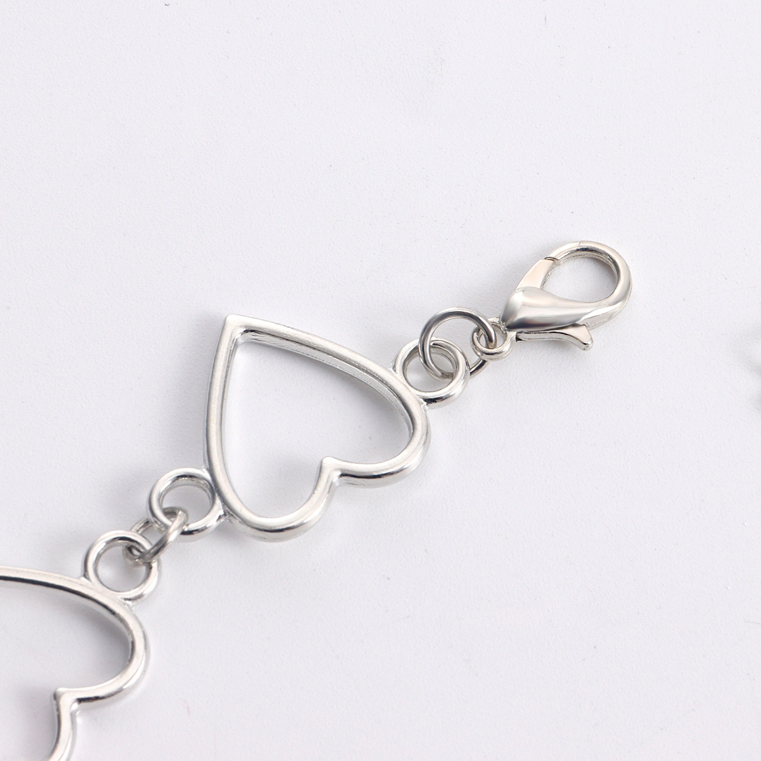 Ladies Clavicle Chain Necklace, Heart Pendant Choker Necklace