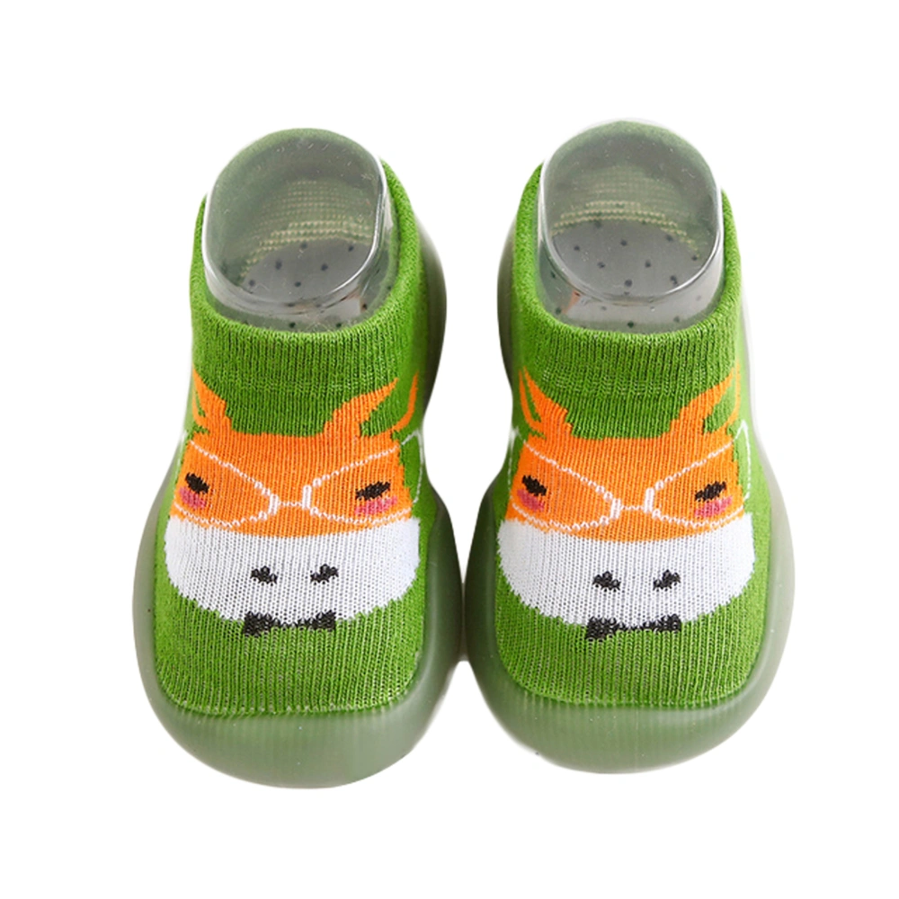 Baby Non-Slip First Walking Shoes, Soft Sole Cartoon Animal Sock Shoes